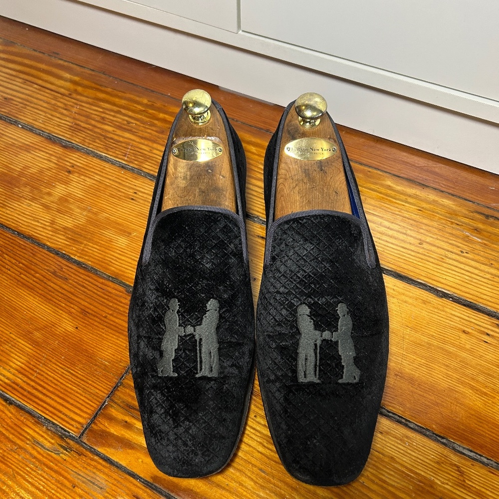 Hadleigh Velvet Loafers/Slippers